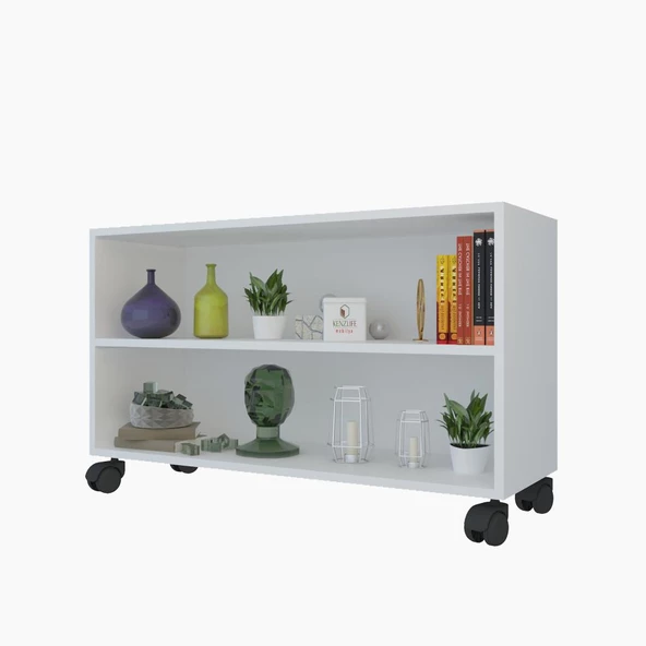 Kenzlife mutfak dolabı raziye 048*070*030 byz tekerlekli banyo evrak ofis ayakkabılık kiler ürün görseli 1