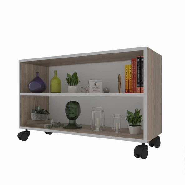 Kenzlife mutfak dolabı raziye 068*090*030 crd tekerlekli banyo evrak ofis ayakkabılık kiler ürün görseli 1