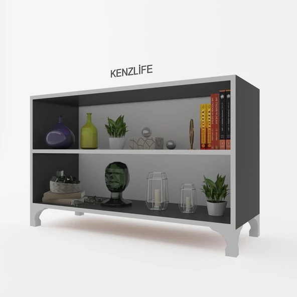 Kenzlife mutfak dolabı pakize 048*090*030 gri ayaklı banyo evrak ofis ayakkabılık kiler ürün görseli 1