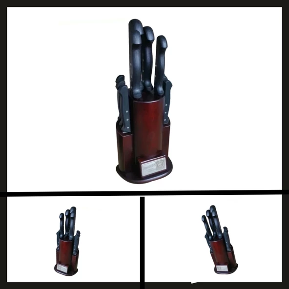 Uyguna-Yakala Mutfak Bıçağı 61504 Set (yeni Model)-BIÇ.130 ürün görseli 1