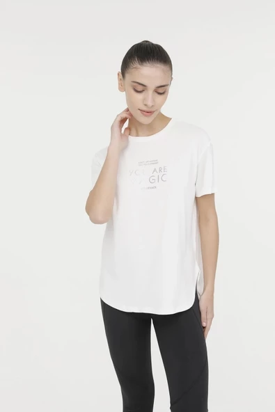 Lumberjack Wl LARINA 4Fx Ekru Kadın Tişört 101546223 11CK2230 ürün görseli 1