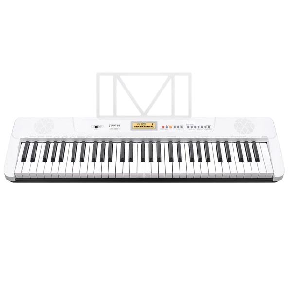 Jwin JTK-3500 61 Tuş Hassasiyetli 5 Oktav Org - Beyaz ürün görseli 1
