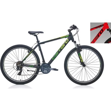 CARRARO FORCE 700 27,5 JANT 432H 21-V VB MAT SIYAH-YESIL-GÜMÜS ürün görseli 1
