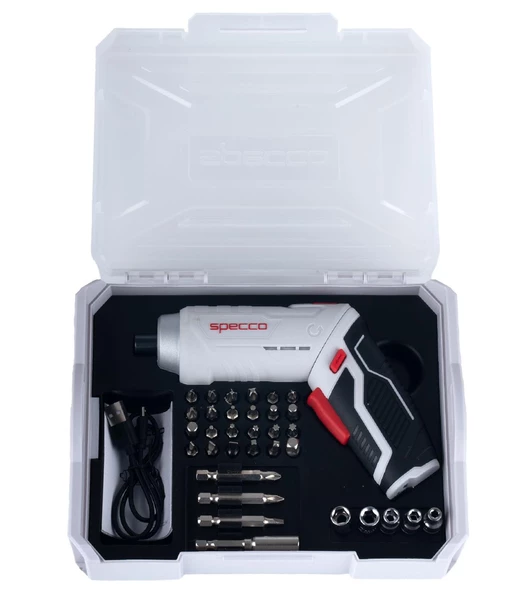 Specco Şarjlı Tornavida 3.6V-33 Parça Set - Resim 4