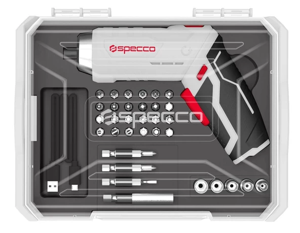 Specco Şarjlı Tornavida 3.6V-33 Parça Set ürün görseli 1