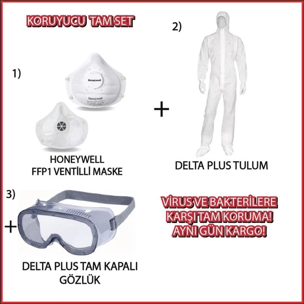 N95 Honeywell SuperOne  3204 - FFP1 NR D YÜKSEK KORUMALI VIRUS VE BAKTERİ MASKESİ ürün görseli 1