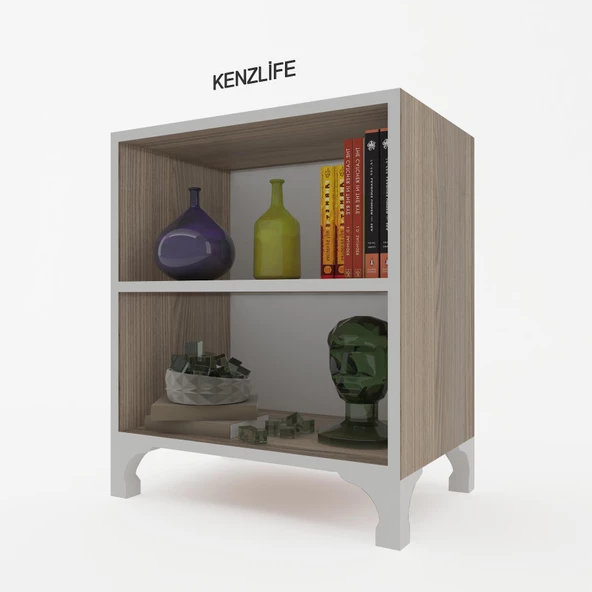 Kenzlife kitaplık tuğçe 048*060*020 crd ayaklı mutfak dolabı banyo ofis ayakkabılık kiler ürün görseli 1