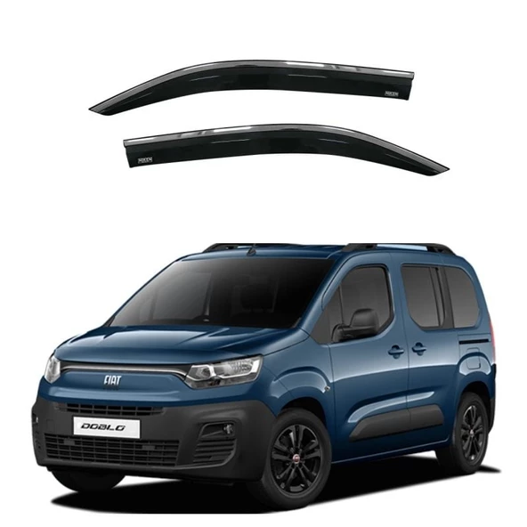 Fiat Doblo Kromlu 2'li Cam Rüzgarlığı Niken 2019+ sonrası uyumlu ürün görseli 1