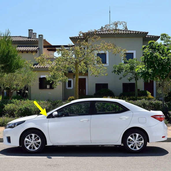 Toyota Corolla 2014-2019 Sol Dış Ayna Önü Üçgen Plastik Kapak ürün görseli 1
