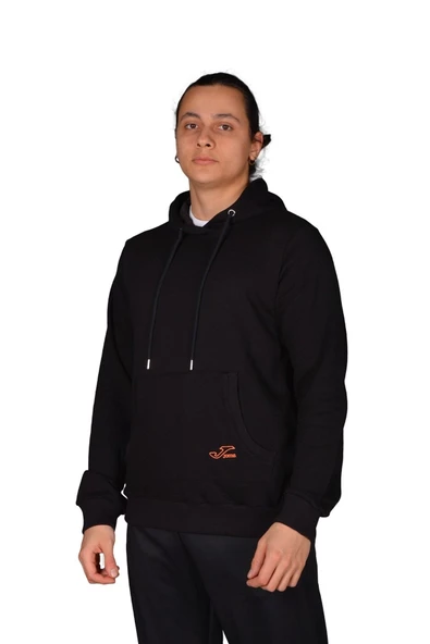 Joma Sweat Hoody Begin M - Erkek Pamuklu Siyah Sweatshirt - 4222316 ürün görseli 1