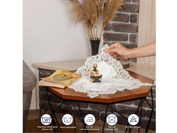 Nema Kadife Salon Takımı 5 Parça - Resim 12