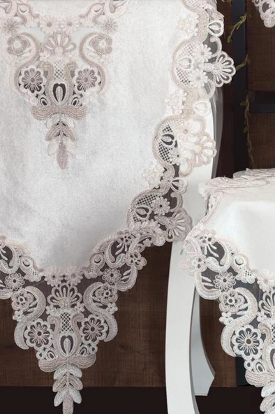 Neslihan Kadife Salon Takımı 5 Parça - Resim 8