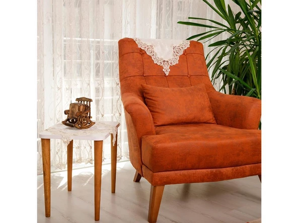 Nema Kadife Salon Takımı 5 Parça - Resim 7