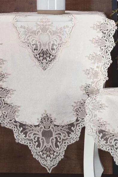 Sümbül Kadife Salon Takımı 5 Parça - Resim 8
