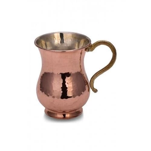 Turna Bakır Kordonsuz Maşrapa El Dövme 300 Ml Kırmızı Turna0451-1 ürün görseli 1