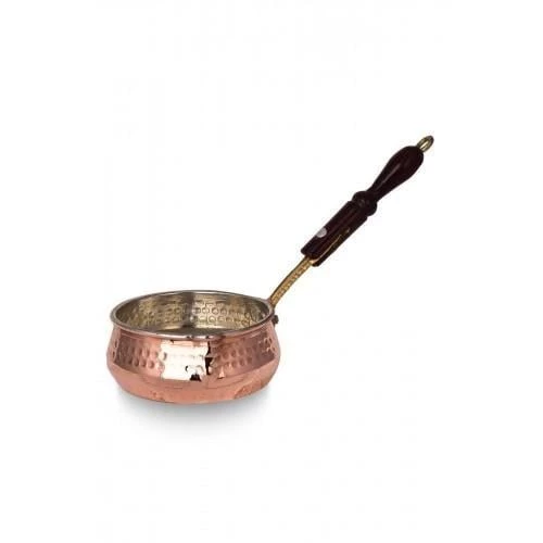 Turna Bakır Salsa Sosluk 1 No Ahşap Kulp Makine Dövme Kırmızı Turna4806-1 ürün görseli 1