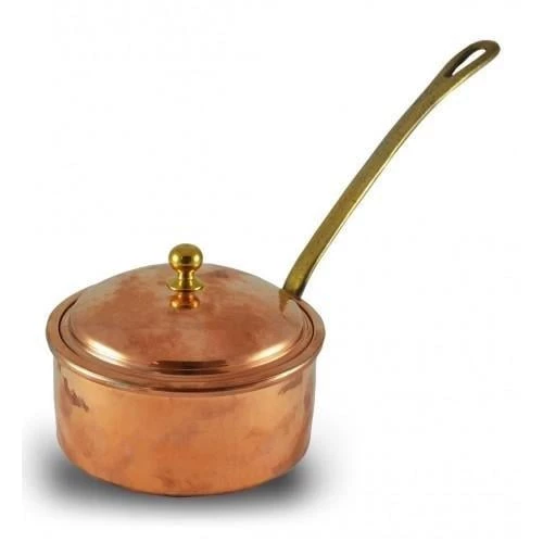 Turna Bakır Dalyan Kapaklı Sosluk 14 Cm El Dövme Kırmızı Turna4802-1 ürün görseli 1