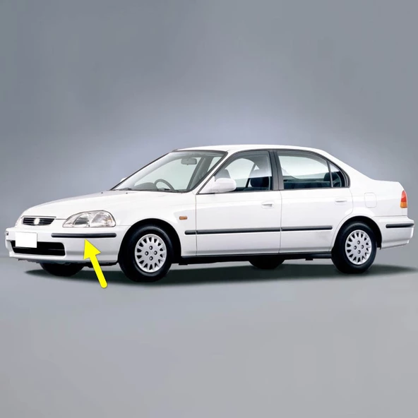 Honda Civic 1996-2000 Sol Ön Tampon Köşe Bandı Çıtası Kuşağı ürün görseli 1