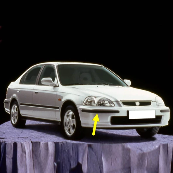 Honda Civic 1996-2000 Sağ Ön Tampon Köşe Bandı Çıtası Kuşağı ürün görseli 1