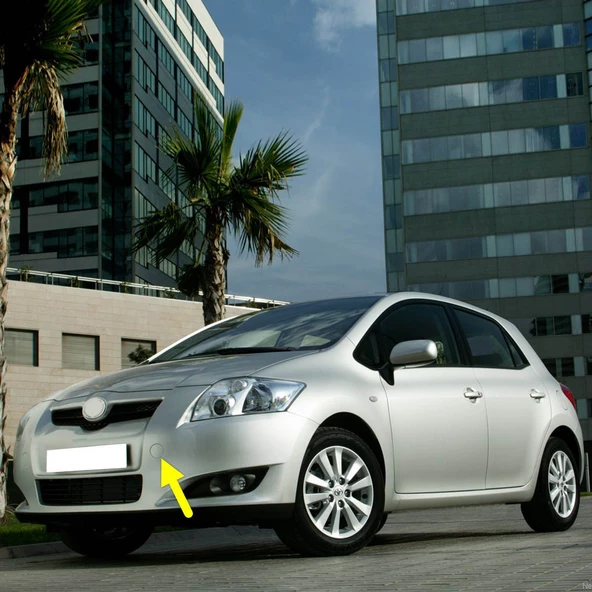 Toyota Auris 2007-2012 Ön Tampon SOL Çeki Kapak Çekme Demiri Kapağı ürün görseli 1