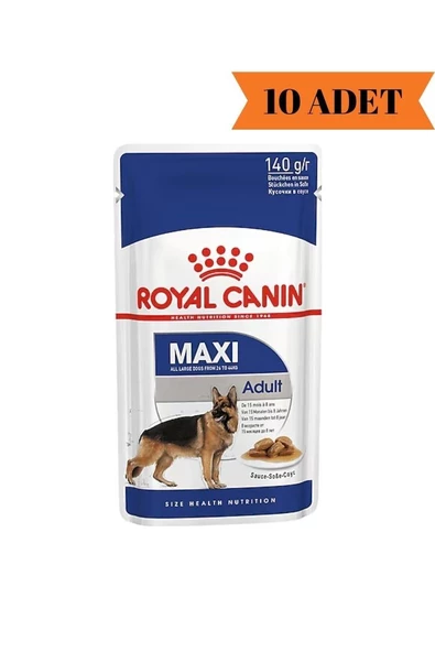 Royal Canin Maxi Adult Yetişkin Köpek Yaş Maması 140 Gr x 10 Adet ürün görseli 1