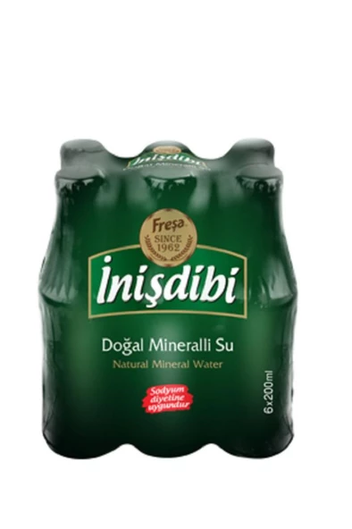 Freşa İnişdibi Doğal Maden Suyu 6 x 200 ML ürün görseli 1