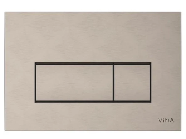 740-2395 - Vitra Root Square Kumanda Paneli - Fırçalı Nikel ürün görseli 1