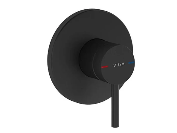 A4262136WTC-Vitra Ankastre Duş Bataryası Sıva Üstü - Mat Siyah ürün görseli 1
