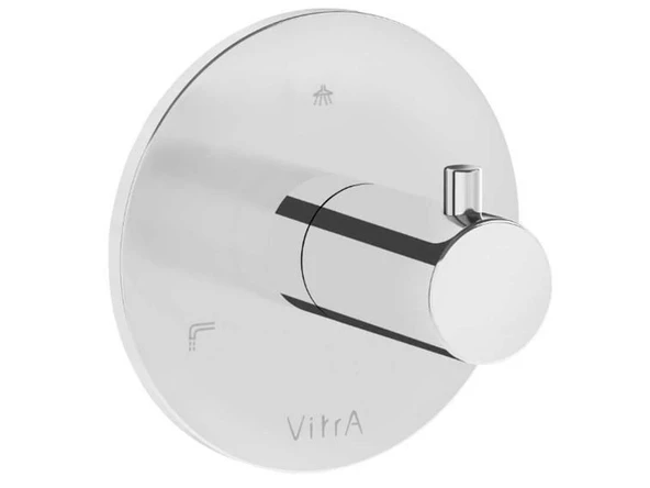 A42859 Vitra - Origin Ankastre 3 Yollu Yönlendirici Sıva Üstü Grubu - Krom ürün görseli 1