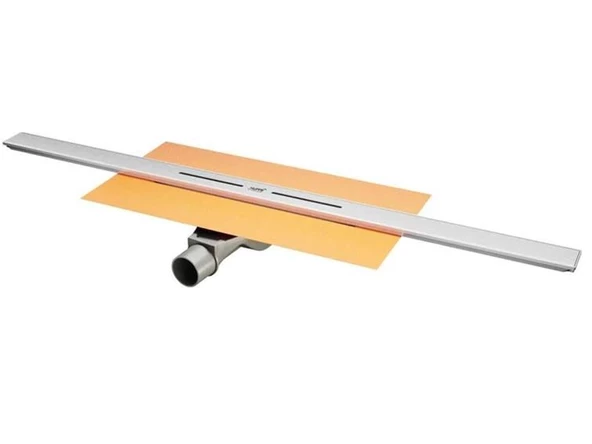 47H0021000000009-Hüppe Galata X Duş Kanalı - Yandan Çıkışlı Mat Satine 80 cm ürün görseli 1