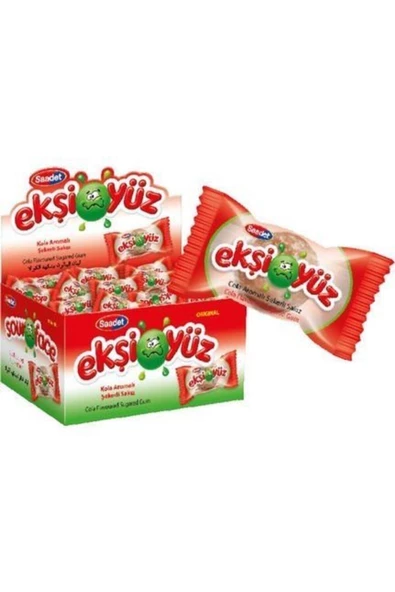 SAADET Ekşiyüz Sakız 100 Adet Kola Aromalı ürün görseli 1