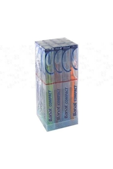 Banat Compact Diş Fırçası Orta X 12 Adet ürün görseli 1
