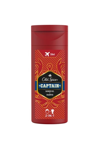 Old Spice Captain Shower Gel 50 ml - Resim 2