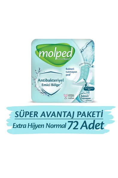 Molped Extra Hijyen Normal Süper Avantaj Paketi 72 Adet ürün görseli 1