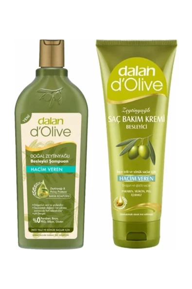 Dalan Hacim Veren Şampuan 400 ml Hacim Veren Saç Kremi 200 ml ürün görseli 1