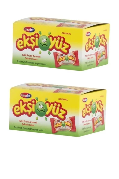 SAADET Ekşiyüz Sakız 100 Lü X 2 Pk ürün görseli 1