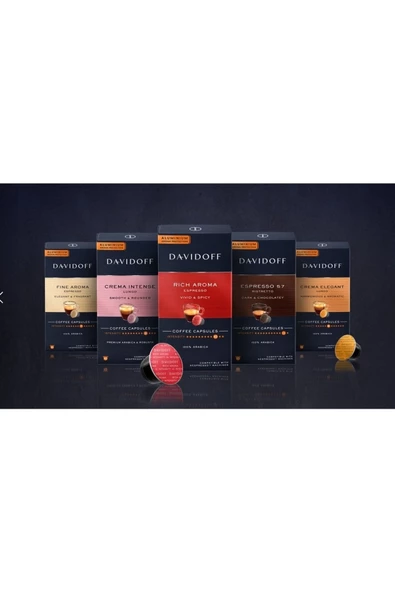 Davidoff DAVİDOFF 5X10 Adet Kapsül Kahve (Nespresso Uyumlu) ürün görseli 1