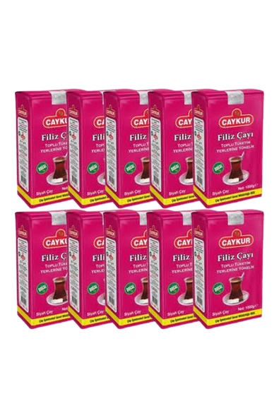 Çaykur Filiz Çayı 1000 Gr 10 Adet ürün görseli 1