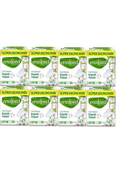 Molped Pure&soft Hijyenik Ped Süper Ekonomik Normal 24'lü 8 Adet ürün görseli 1