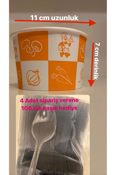 CLASSPACK Kapaklı Aşure Kasesi 25'li. - Resim 3