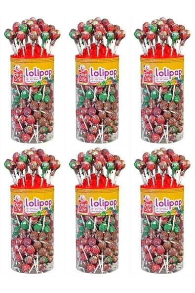FineLife Lolipop 120 Adet - 11 G X 6 Paket Toptangrss ürün görseli 1