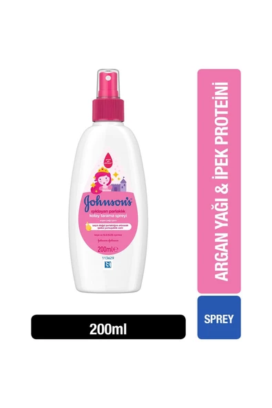 Johnson's Işıldayan Parlaklık Kolay Tarama Saç Spreyi 200 ml x2 ürün görseli 1