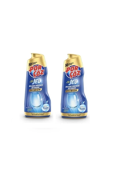 Porçöz Bulaşık Makinası Deterjanı Jel 900 ml X 2 Adet ürün görseli 1