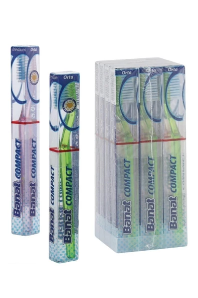 sahanedunya 5 Adet Banat Compact Diş Fırçası ürün görseli 1