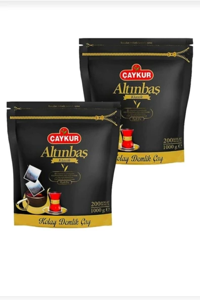 Çaykur Altınbaş Demlik Poşet Çay 5 Gr 200 Lü Paket 400 Adet B48 ürün görseli 1