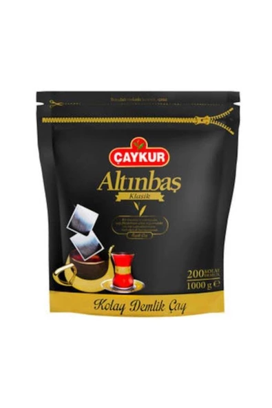 Çaykur Altınbaş Klasik Siyah Demlik Poşet Çay 200 x 5 gr ürün görseli 1
