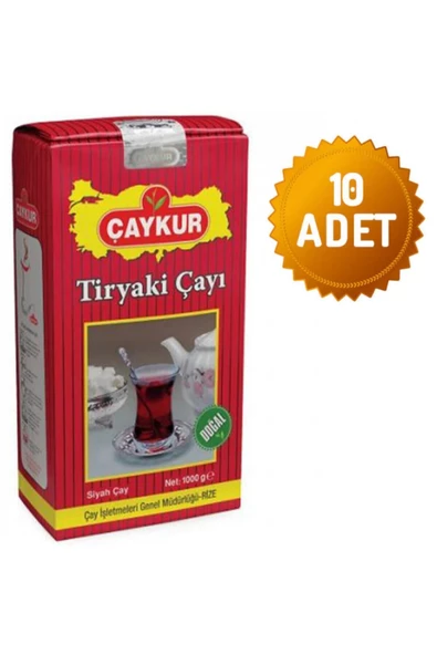 Çaykur Tiryaki Çay 1000 gr X 10 Adet ürün görseli 1