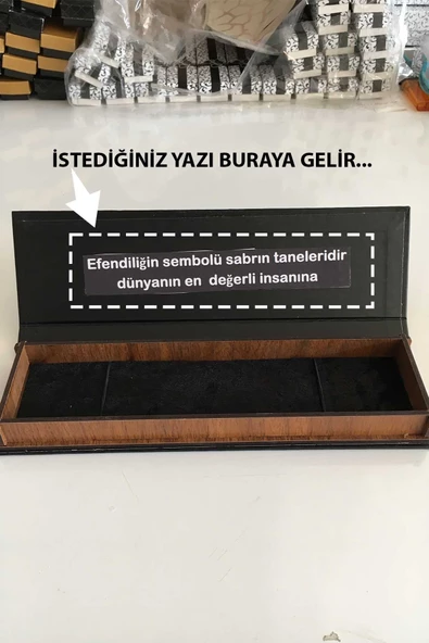 Erkek İçin  Kişiye Özel Kedi Gözü  Tesbih ürün görseli 1