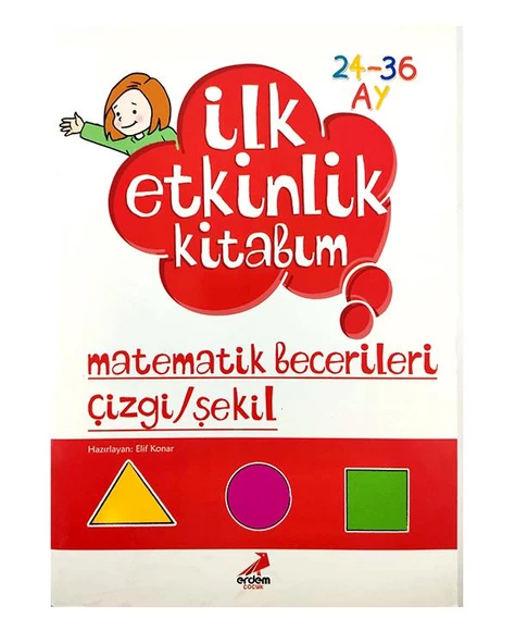 Matematik Becerileri Çizgi ve Şekil Kitabı Erdem Yayınları ürün görseli 1