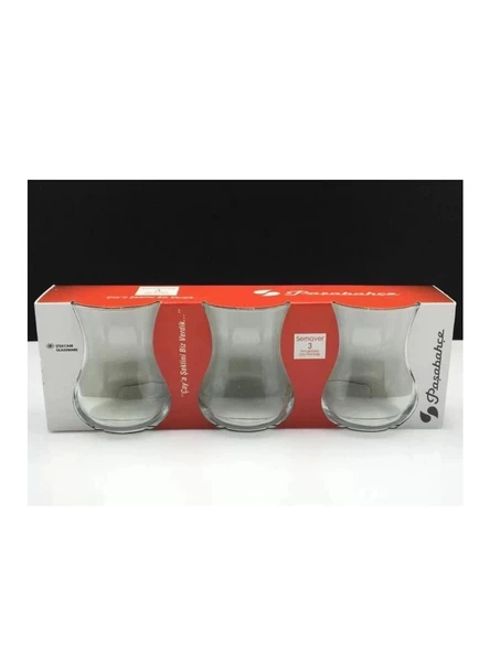 Paşabahçe 42801 Semaver Çay Bardağı 285 cc 3'lü - Resim 2